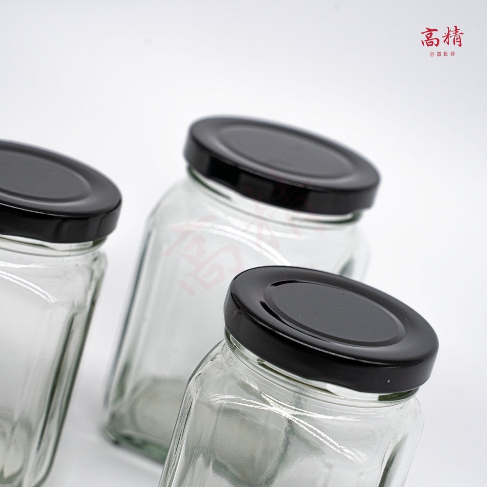 四角玻璃瓶-玻璃罐/玻璃瓶/四角玻璃罐/方型玻璃瓶/方型玻璃罐/辣椒罐/蜂蜜瓶/布丁瓶/保羅瓶/玻璃罐
